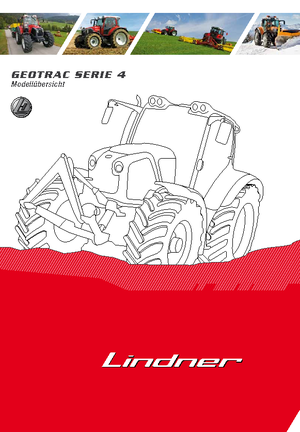 Traktory z napędem 4WD Lindner Geotrac 84