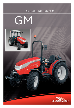 Traktory z napędem 4WD McCormick GM 45