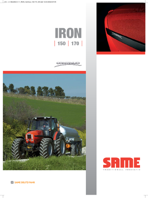 Traktory z napędem 4WD SAME Iron 190 Continuo DCR