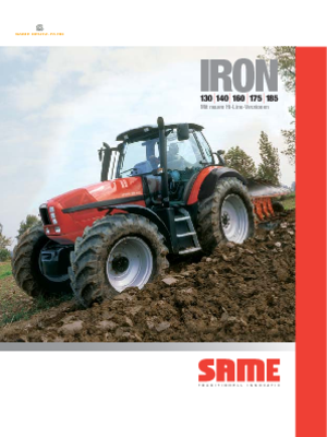 Traktory z napędem 4WD SAME Iron 175 Hi-Line DCR