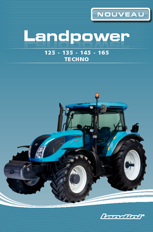 Traktory z napędem 4WD Landini Landpower 145 Techno