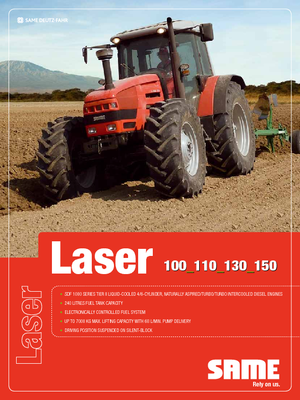 Traktory z napędem 4WD SAME Laser 110 DT A