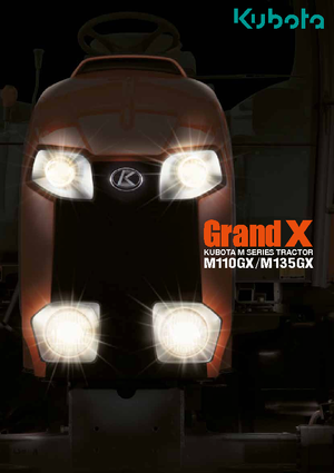 Traktory z napędem 4WD Kubota M 110 GX
