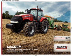 Traktory z napędem 4WD Case IH Magnum 260 Basis