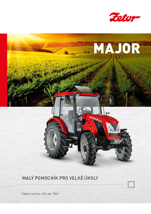Traktory z napędem 4WD Zetor Major 80