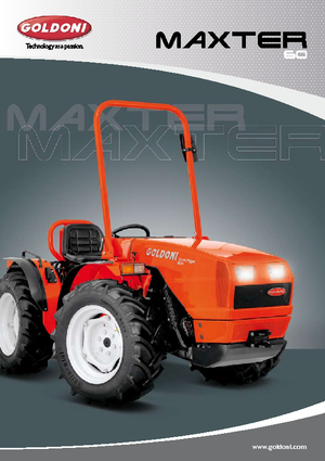 Traktory z napędem 4WD Goldoni Maxter 60 SN