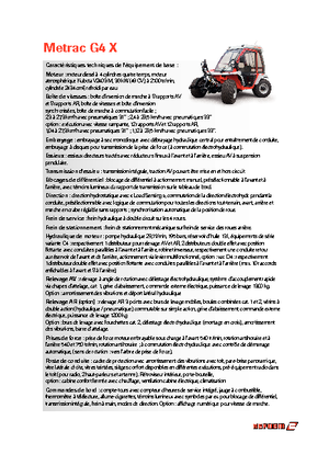 Traktory z napędem 4WD Reform Werke Metrac G 4 X