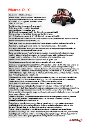 Traktory z napędem 4WD Reform Werke Metrac G 5 X