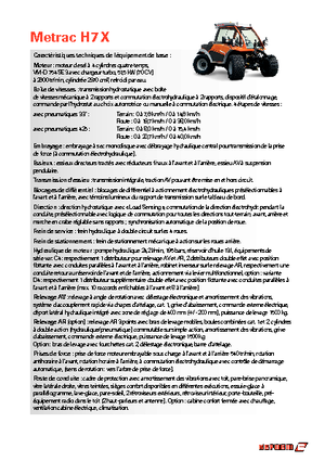 Traktory z napędem 4WD Reform Werke Metrac H 7 X