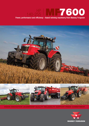 Traktory z napędem 4WD Massey Ferguson MF 7616 Dyna 6