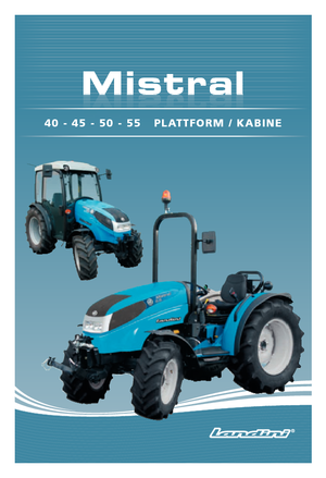 Traktory z napędem 4WD Landini Mistral 50