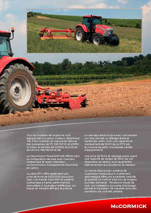 Traktory z napędem 4WD McCormick MTX 150
