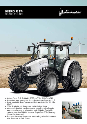 Traktory z napędem 4WD Lamborghini Nitro R 100 DT GS