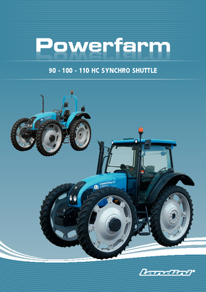 Traktory z napędem 4WD Landini Powerfarm 100 HC