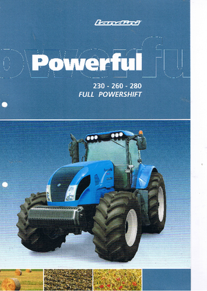 Traktory z napędem 4WD Landini Powerful 230