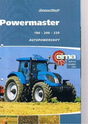 Traktory z napędem 4WD Landini Powermaster 180
