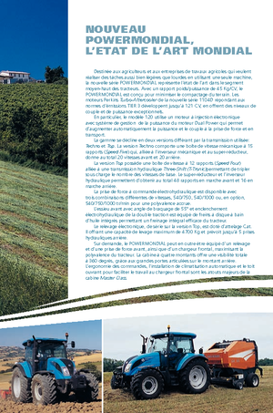 Traktory z napędem 4WD Landini Powermondial 110 Techno