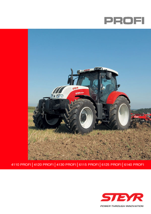 Traktory z napędem 4WD Steyr 4130 Profi Profi