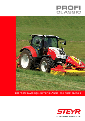 Traktory z napędem 4WD Steyr 6125 Profi Classic Profi