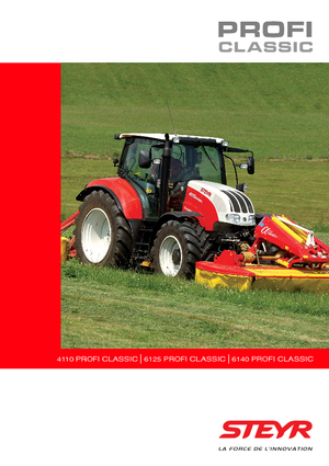 Traktory z napędem 4WD Steyr 6125 Profi Classic Profi