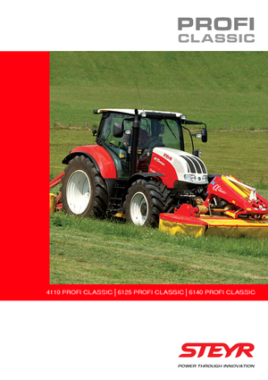Traktory z napędem 4WD Steyr 6125 Profi Classic Profi