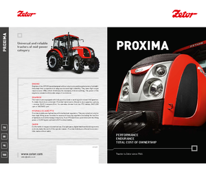 Traktory z napędem 4WD Zetor Proxima 70 EKO
