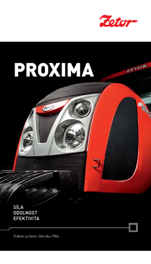 Traktory z napędem 4WD Zetor Proxima 70 EKO