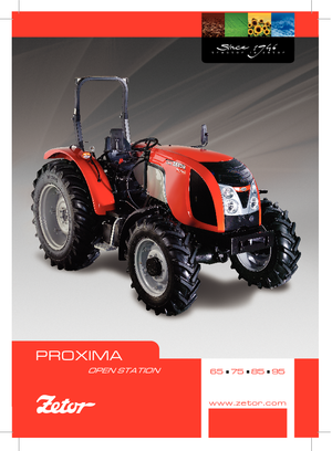Traktory z napędem 4WD Zetor Proxima Cabrio 65 EKO