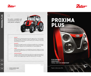 Traktory z napędem 4WD Zetor Proxima Plus 90