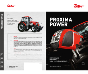 Traktory z napędem 4WD Zetor Proxima Power 100