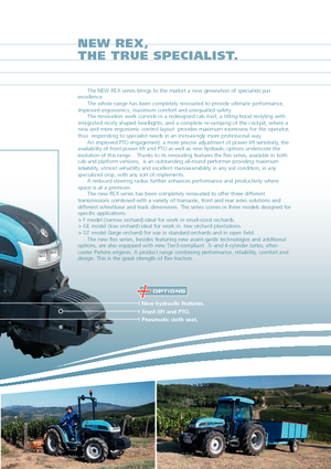 Traktory z napędem 4WD Landini Rex 80 GE