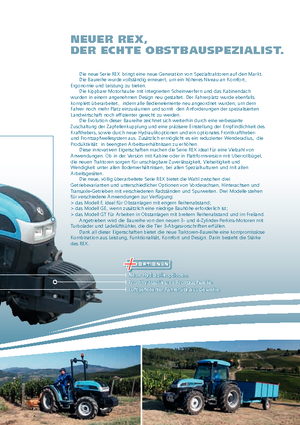 Traktory z napędem 4WD Landini Rex 80 GE