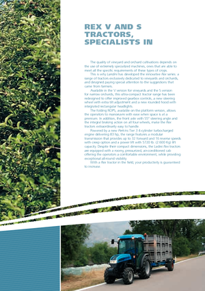 Traktory z napędem 4WD Landini Rex 90S