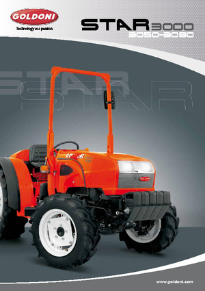 Traktory z napędem 4WD Goldoni Star 3050