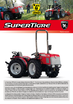Traktory z napędem 4WD Carraro Supertigre 5500
