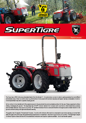 Traktory z napędem 4WD Carraro Supertigre 5500