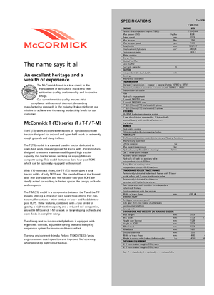Traktory z napędem 4WD McCormick T 80 Max RPS