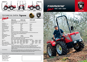 Traktory z napędem 4WD Carraro Tigrone 5500