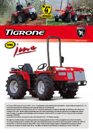 Traktory z napędem 4WD Carraro Tigrone 5500