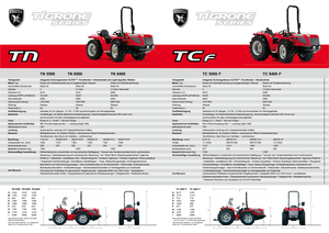 Traktory z napędem 4WD Carraro Tigrone TC 5500 F
