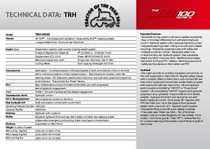Traktory z napędem 4WD Carraro TRH 9800