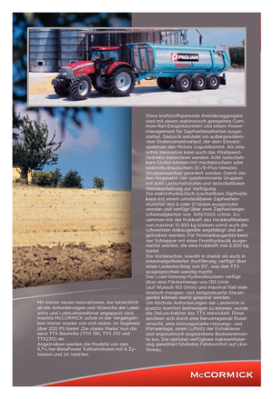 Traktory z napędem 4WD McCormick TTX 230 E