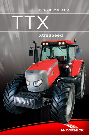 Traktory z napędem 4WD McCormick TTX 230 E