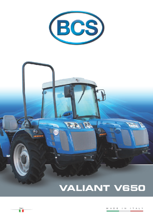 Traktory z napędem 4WD BCS Valiant V650 RS