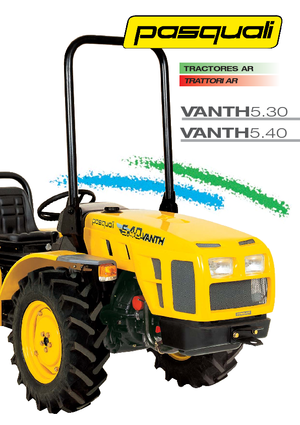Traktory z napędem 4WD Pasquali Vanth 5.30
