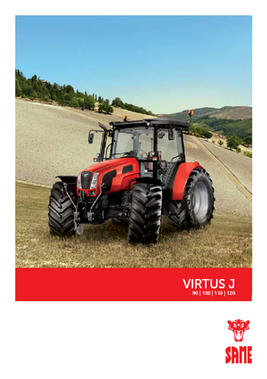 Traktory z napędem 4WD SAME Virtus J 100 DT LS