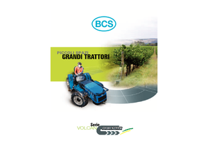 Traktory z napędem 4WD BCS Volcan 850 RS