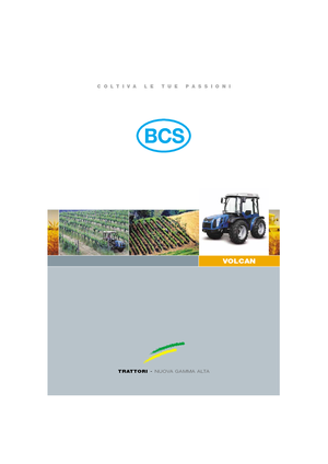 Traktory z napędem 4WD BCS Volcan 950 AR