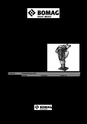 Ubijaki wibracyjne diesel i benzynowe Bomag BVT 65