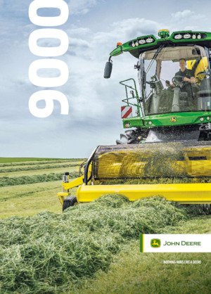 Maszyny do zbioru pasz z napędem 4WD John Deere 9500